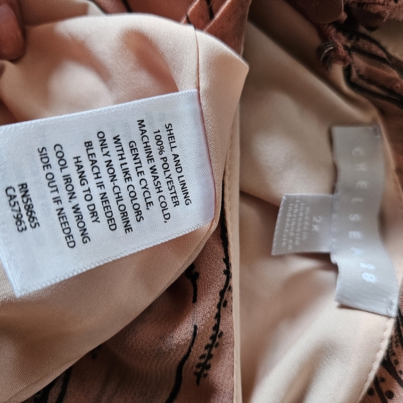 City Chic floral v-neck short sleeve dress 18w. EUC - Picture 10 of 11